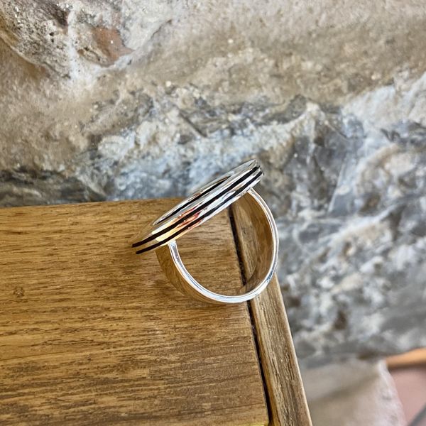 4. Portal Ring silver grey BRASS Workshop 24an62