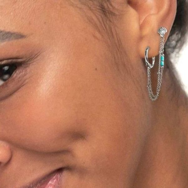 Orecchino Singolo Pebbles S. Argento Sterling 925 Con Finitura