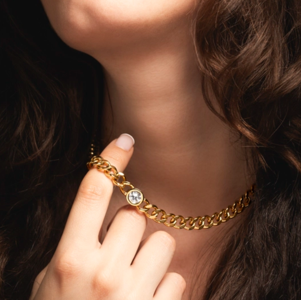 1. Collana LS2333 oro LOTUS Style ls2333-1