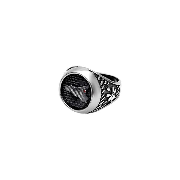 1. Sicily, Chevalier silver ring silver gray