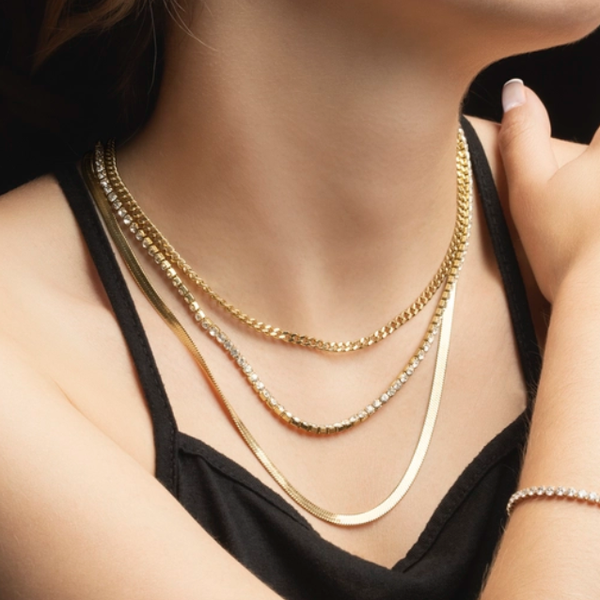 2. Collana LS2342 oro LOTUS Style ls2342-1