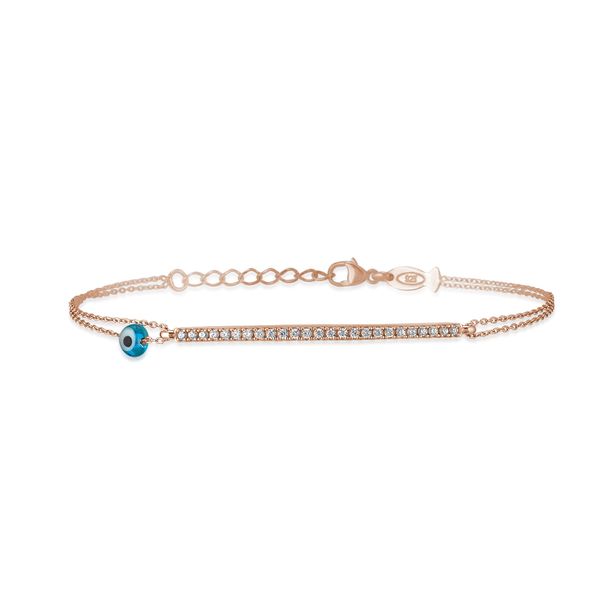 1. Tennis bracelet arch rosegold Kurshuni Gioielli kr419h-100