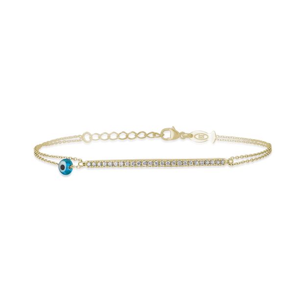 Bracciale tennis archetto oro Kurshuni Gioielli