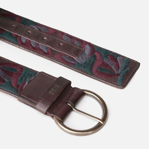 2. BIBA Sumner Belt dark brown BIBA sum1a