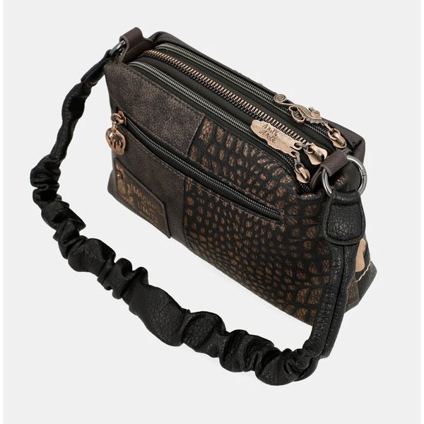 1. Anekke dreamverse double strap bag brown Anekke 39703-441