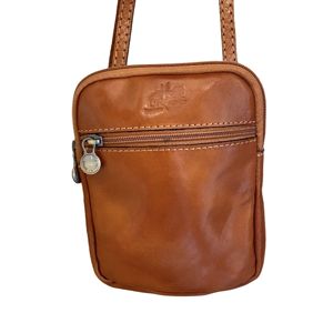 2. Small shoulder strap brown BRASS Workshop ta-030