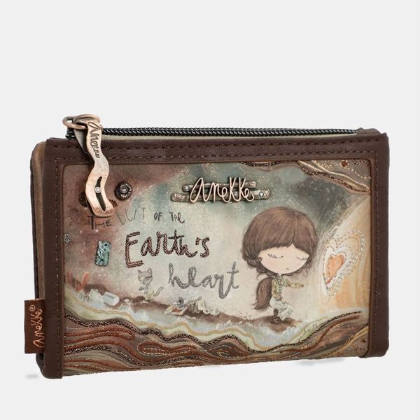1. Core RFID medium wallet brown Anekke 39809-912