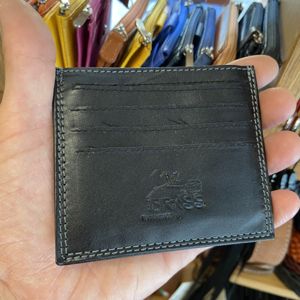 Portacarte credito/debito nero BRASS Workshop