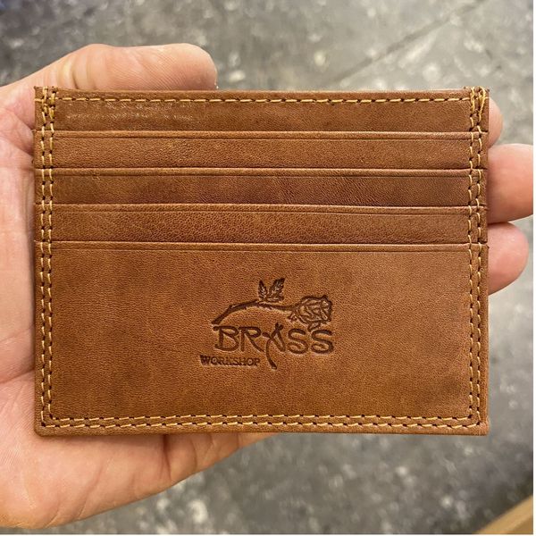 2. Card holder and doc brown BRASS Workshop ts-1013
