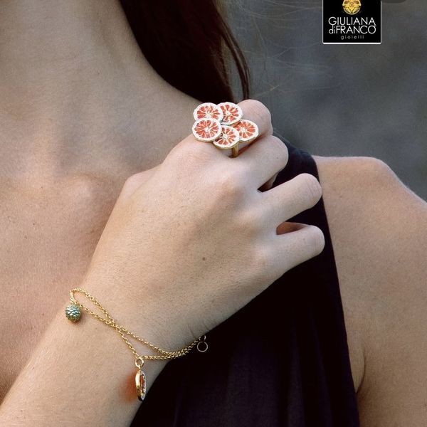 4. AGRODOLCE RING J-A89 gold GIULIANAdiFRANCO gioielli j-a89