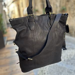 2. Large shopping bag dark brown