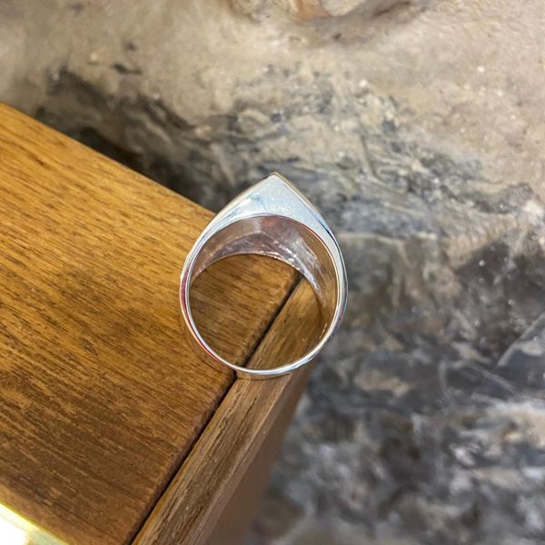 3. Anello “tetto” grigio argento BRASS Workshop 24an69