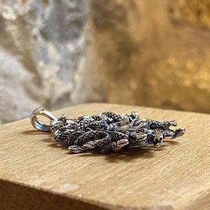 1. Medusa pendant silver grey BRASS Workshop pemed