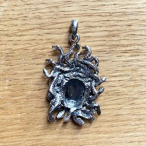 3. Face of Medusa pendant silver grey