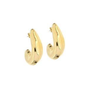 Earrings B gold BRASS Workshop