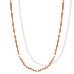 Colored round necklace orange BlindLab