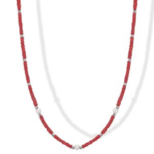 Colored round necklace red BlindLab