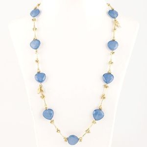 Collana Tuhina N439G blu House Of Tuhina