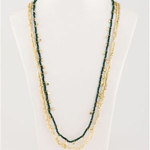 Tuhina Necklace N444 green House Of Tuhina