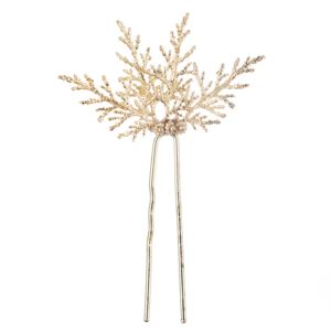 Tuhina Hair Clip Z976G gold House Of Tuhina