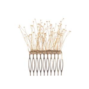 Tuhina Z-980G Hair Comb gold House Of Tuhina