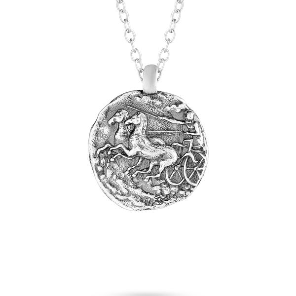 1. Collana Giano grigio argento ELLIUS Jewelry r1065