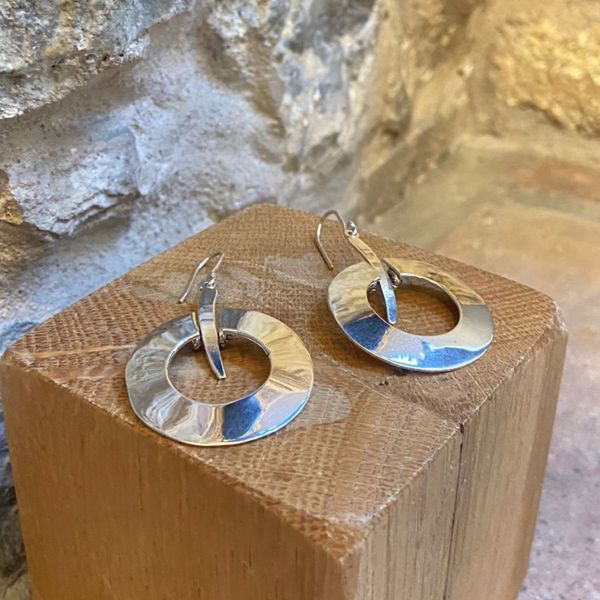 1. Orecchini Singa grigio argento BRASS Workshop 24or68