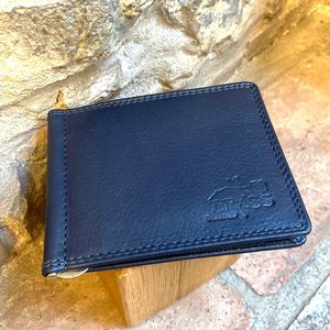 2. Card holder money clip blue