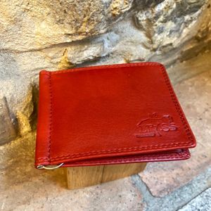 2. Card holder money clip red BRASS Workshop ts-1016