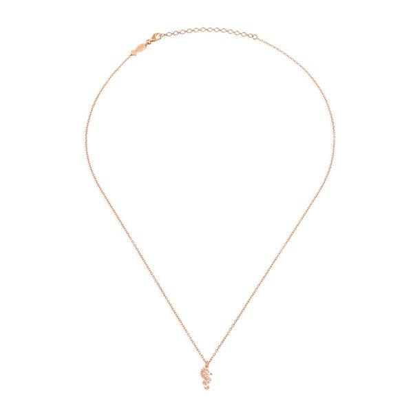 2. Collana cavalluccio di mare rosato Kurshuni Gioielli kr1187-200