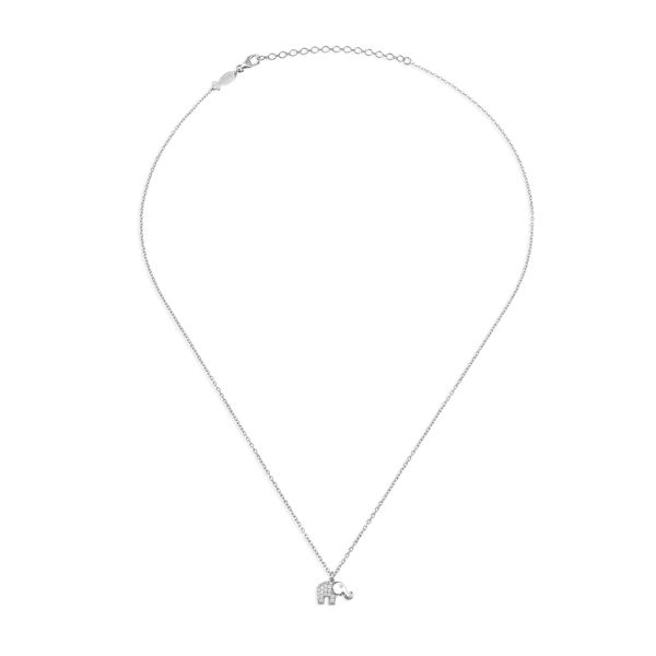 1. Collana Elephant grigio argento Kurshuni Gioielli kr1192-200