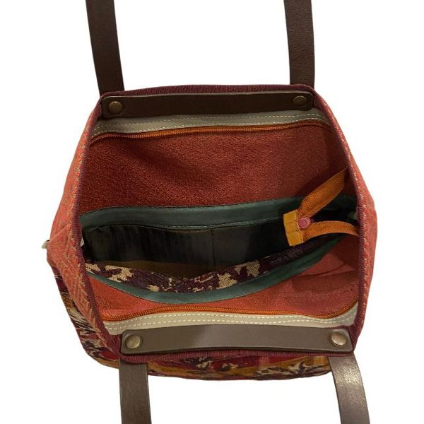 3. Borsa Bibò 3 bordeaux COCCAD'ORO scarti d'autore rbrt13