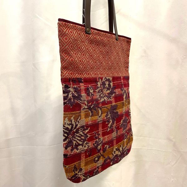 1. Borsa Bibò 3 bordeaux COCCAD'ORO scarti d'autore rbrt13