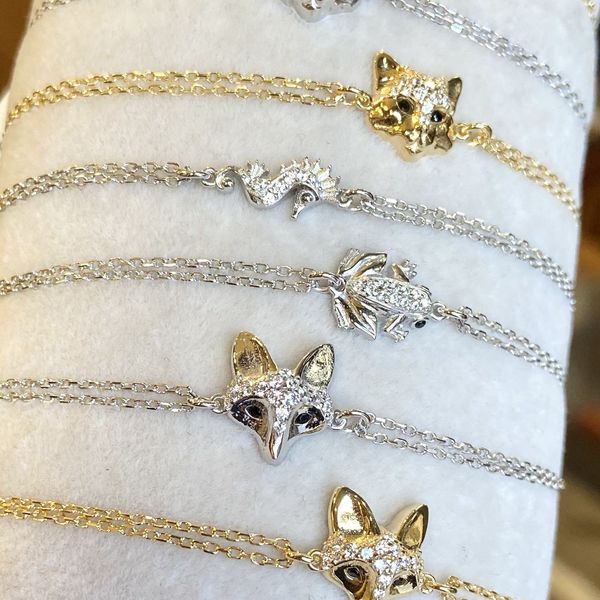 2. Frog bracelet silver grey Kurshuni Gioielli kr1193-100
