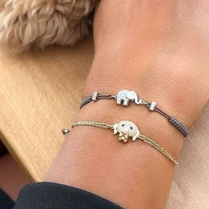 Labrador face bracelet gold Kurshuni Gioielli