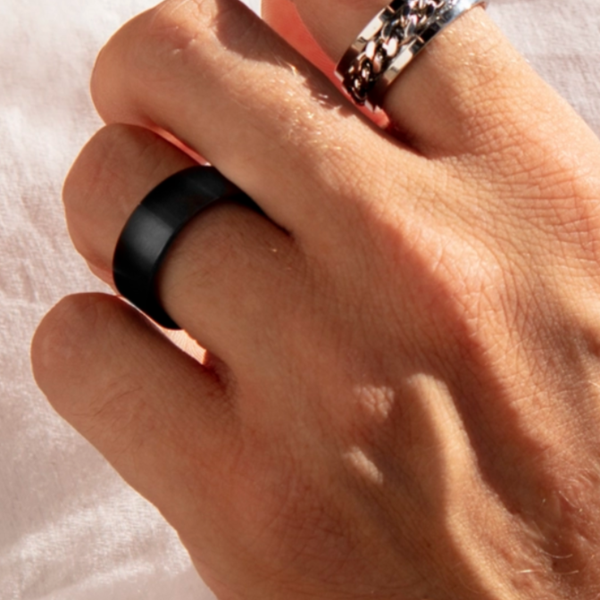 2. Anello LS2397 nero LOTUS Style ls2397-3