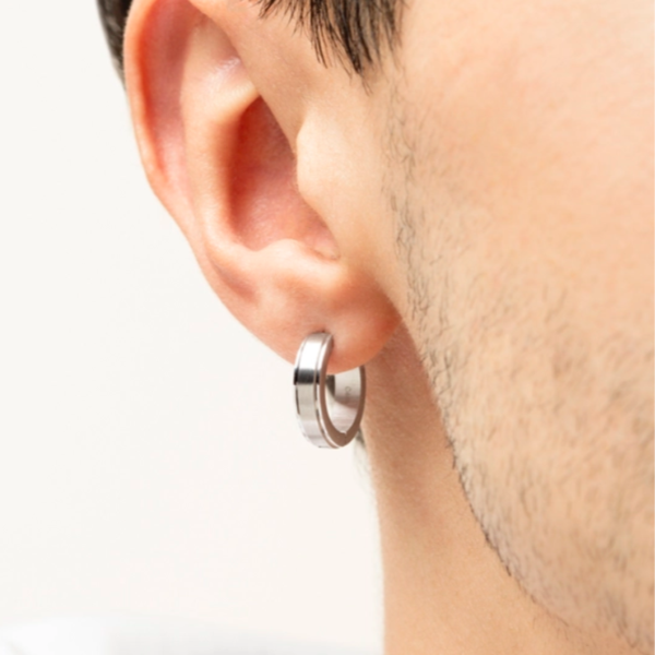 1. Earrings LS2390 steel grey LOTUS Style ls2390-4-1