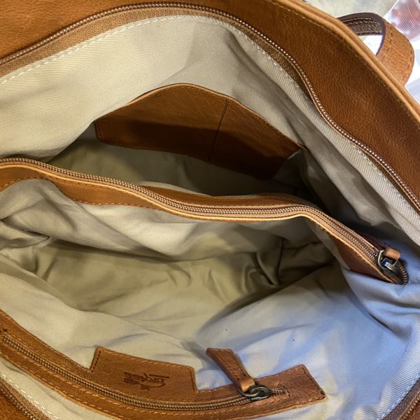 2. Borsa shopper doppio manico Cuoio BRASS Workshop b894