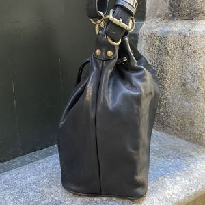 2. Borsa secchiello coulisse nero