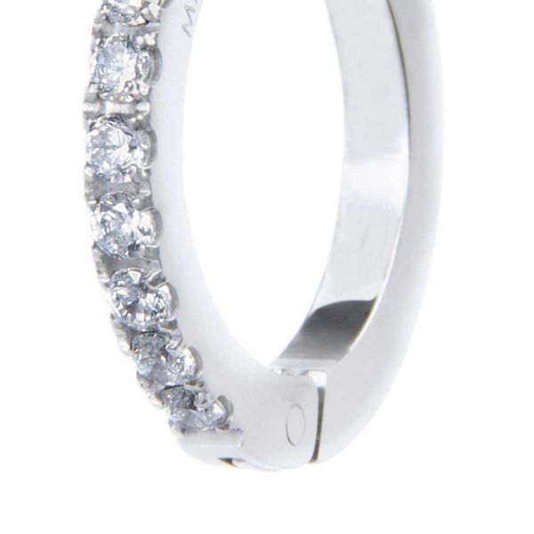 2. Zirconia hoop earrings white Marlù Gioielli 31or0020