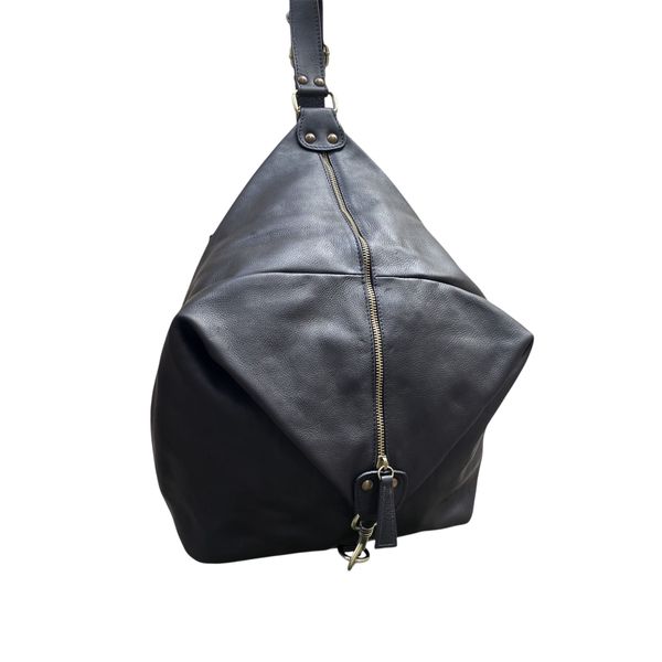2. My way, Single shoulder bag Black BRASS Workshop b893