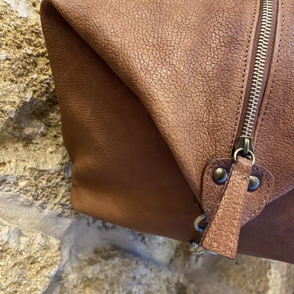 4. My way, Single shoulder bag brown BRASS Workshop b893