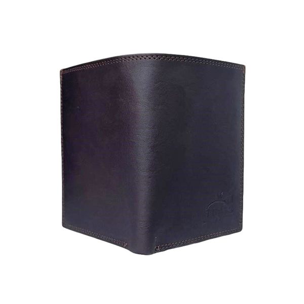 1. Medium document and card holder dark brown BRASS Workshop p8114