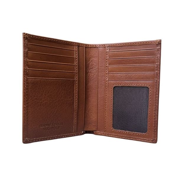 1. Medium document and card holder Brown BRASS Workshop p8114