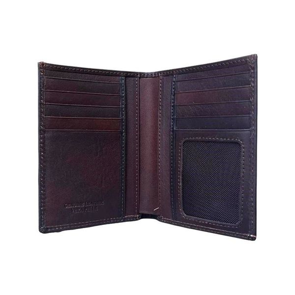 2. Medium document and card holder dark brown BRASS Workshop p8114