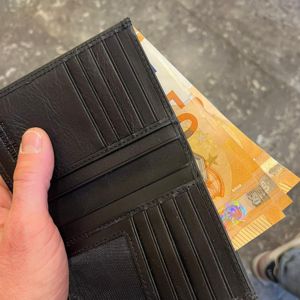 1. Medium document and card holder black BRASS Workshop p8114