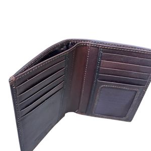 4. Medium document and card holder dark brown BRASS Workshop p8114