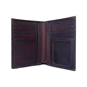 2. Medium document and card holder dark brown BRASS Workshop p8114