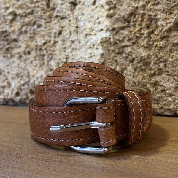 1. Cintura donna 2,5 cm Cuoio BRASS Workshop cd01