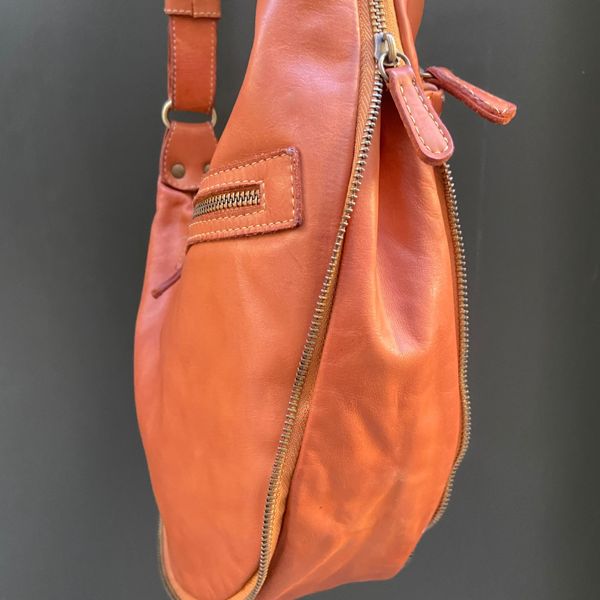 5. One shoulder bag light brown BRASS Workshop bm866